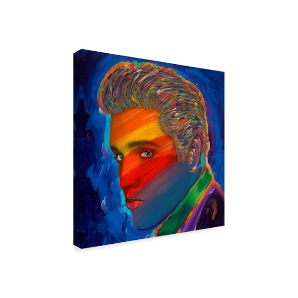 Howie Green 'Elvis Rainbow' Canvas Art,24x24